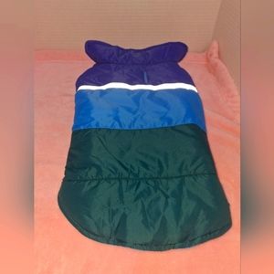32 Degrees Green and Blue Dog Coat Clothing & Accessories